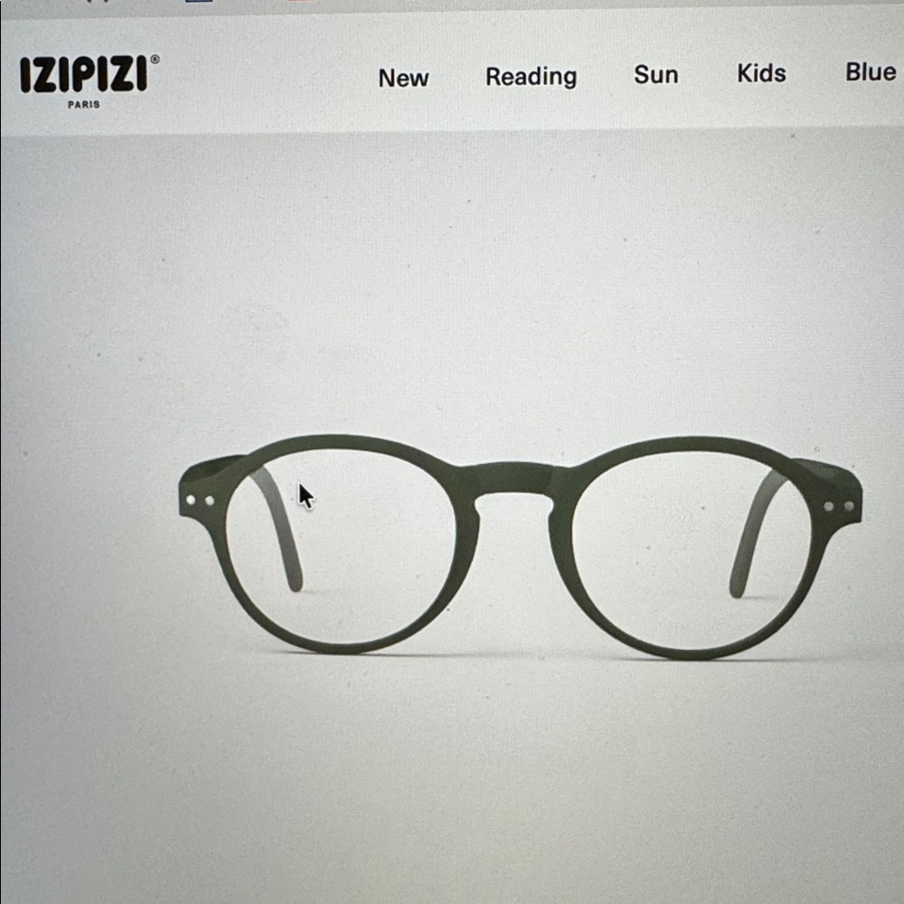 Izipizi folding reading glasses. +2.50. Kaki green. - Picture 2 of 12